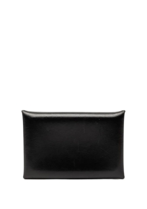 Hermès Pre-Owned 2024 Box Calf Calvi card holder - Black