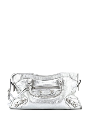 Balenciaga Pre-Owned City Classic Studs Bag Leather Small satchel - Silver