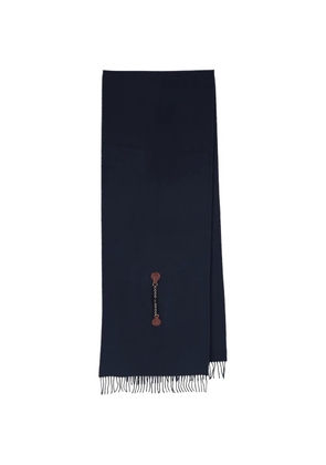 Chloé fringed chain-emebllished scarf - Blue