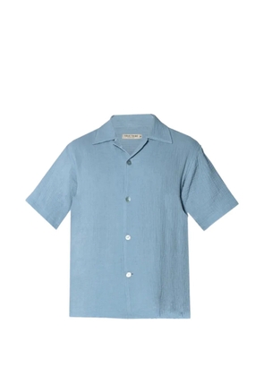 TRUE TRIBE button-up polo shirt - Blue