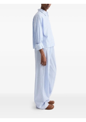 TWP sequin-embelished striped shirt - Blue