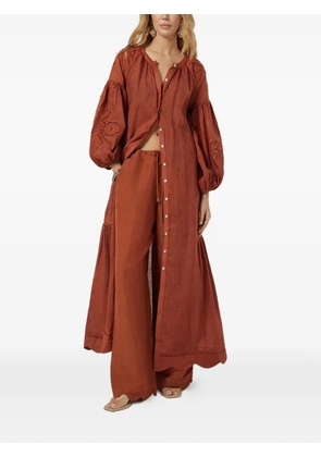 SCARLETT POPPIES Sunshine Babe maxi dress - Brown