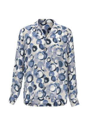 Tagliatore Island Cuban-collar shirt - Neutrals