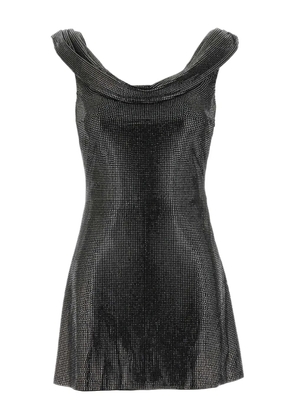 Giuseppe Di Morabito draped-neck mini dress - Black