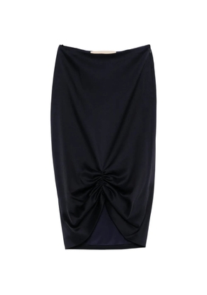 Valentino Garavani ruched skirt - Blue