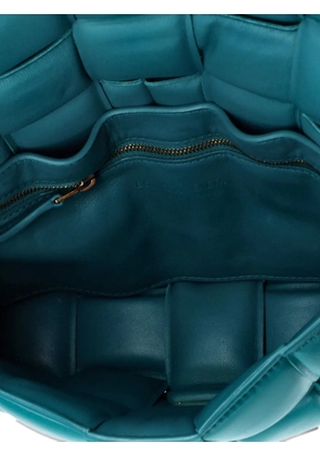 Bottega Veneta Pre-Owned Cassette Padded Maxi Intrecciato Leather crossbody bag - Blue