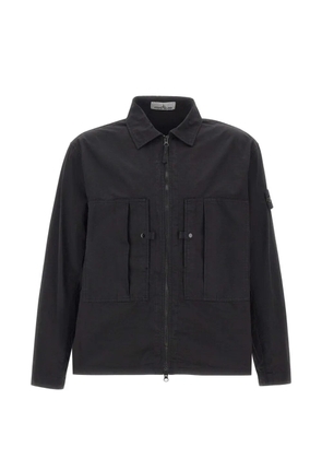 Stone Island chest-pockets zip jacket - Black