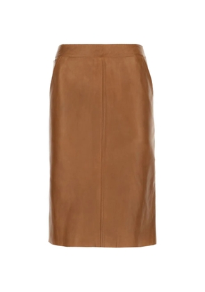 Iceberg flared midi skirt - Brown