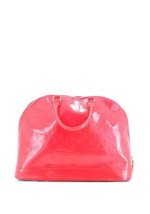 Louis Vuitton Pre-Owned Alma Handbag Monogram Vernis GM satchel - Pink