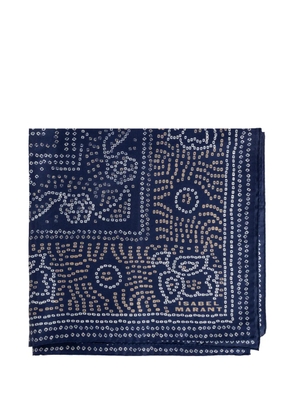 ISABEL MARANT bandana-print scarf - Blue
