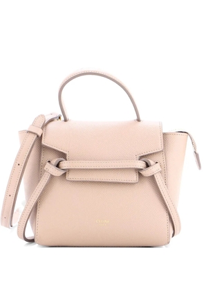 Celine Pre-Owned Belt Bag Textured Leather Pico shoulder bag - Neutrals