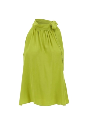 kaos halterneck bow top - Green