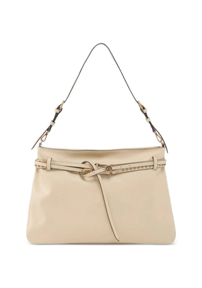 PINKO studded embellished shoulder bag - Neutrals