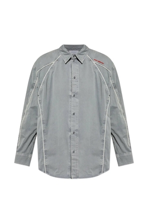 Off-White piping overshirt - Grey