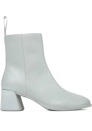 Camper leather zip-fastening block-heel boots - Grey