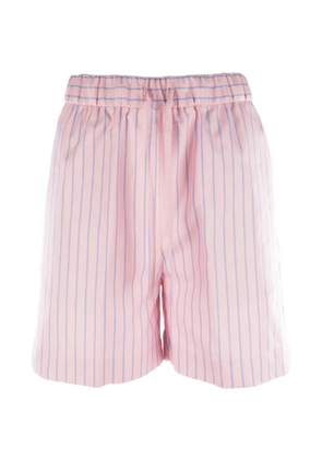 Paul & Shark drawstring-detail striped shorts - Pink
