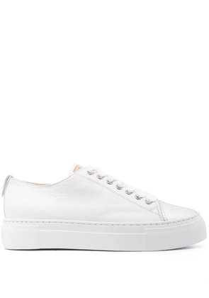 AGL Mollie silver toe sneakers - White