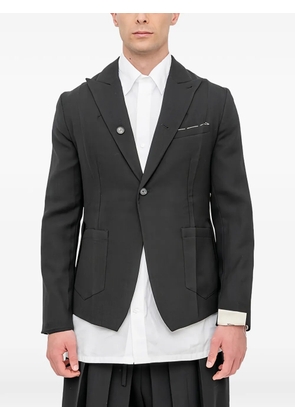 Setchu Origami single-breasted suit jacket - Grey