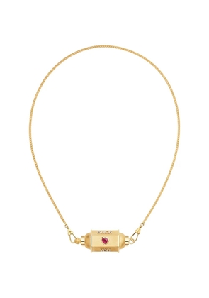 Marie Lichtenberg Love You Locket ruby and diamond necklace - Gold