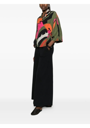 Osklen floral print tie kimono - Green