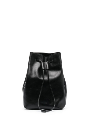 Jil Sander drawstring messenger bag - Black
