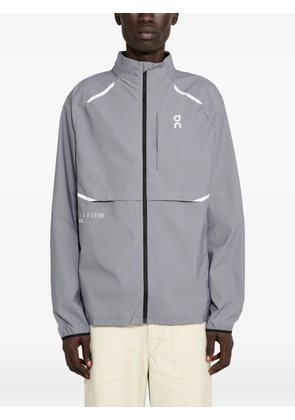 On reflective-stripes jacket - Grey