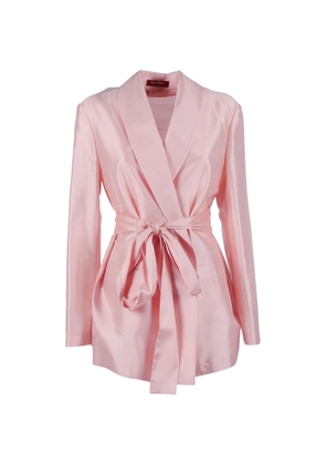 Max Mara Msebiacco tied blazer - Pink