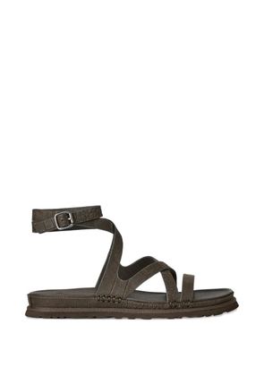 UGG GoldenGaze ankle-wrap sandals - Brown