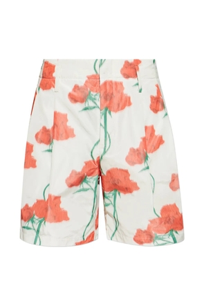 Kenzo floral-print shorts - White