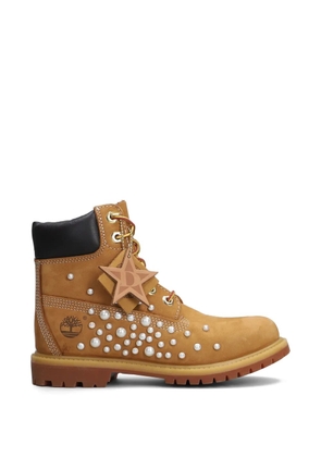 Timberland x Seddys Studios pearl-embellished boots - Neutrals