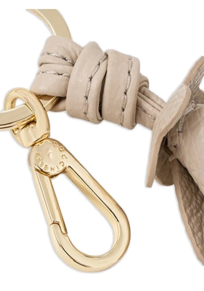 Coccinelle flower tassel keyring - Neutrals