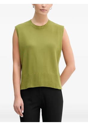 Benetton ribbed sleeveless knitwear - Green