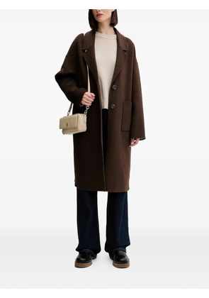 Benetton single-breasted coat - Brown