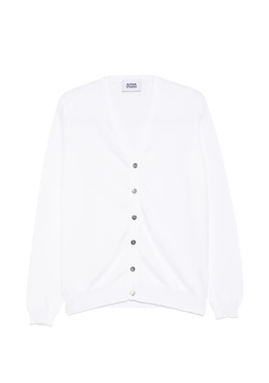 ALPHA STUDIO buttoned cardigan - White