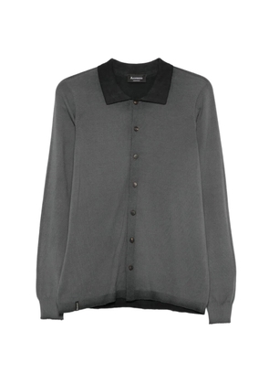 AROVESCIO buttoned long-sleeved shirt - Grey