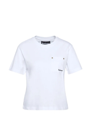 Barbour logo T-shirt - White