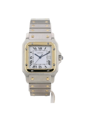 Cartier 1990s Santos 41mm watch - White