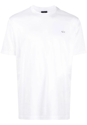 Paul & Shark logo-patch cotton T-shirt - Neutrals