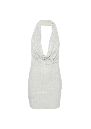 TWENTY FOURHAITCH halterneck mini dress - Silver