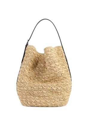 TOTEME belt detail tote bag - Neutrals