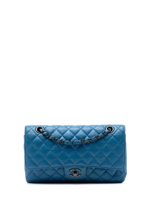 CHANEL Pre-Owned 2017-2018 Medium Classic Calfskin Double Flap shoulder bag - Blue
