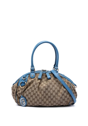 Gucci Pre-Owned 2016-2026 GG Canvas Sukey satchel - Blue