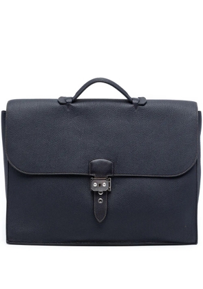 Hermès Pre-Owned 2013 Togo Sac a Depeches 41 business bag - Blue