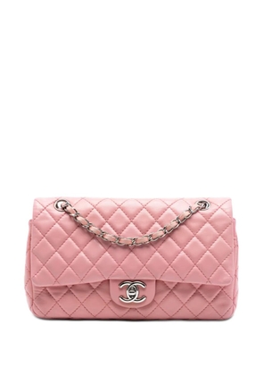 CHANEL Pre-Owned 2008-2009 Medium Classic Lambskin Double Flap shoulder bag - Pink