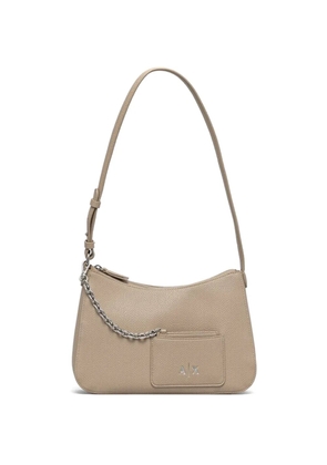 Armani Exchange mini card holder-detail shoulder bag - Neutrals