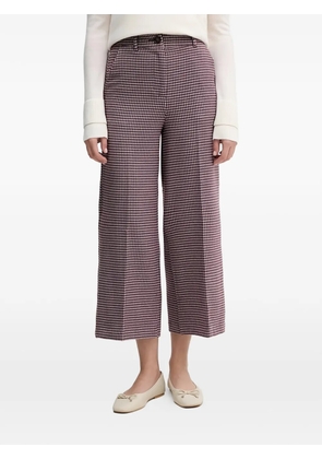 Benetton houndstooth trousers - Purple