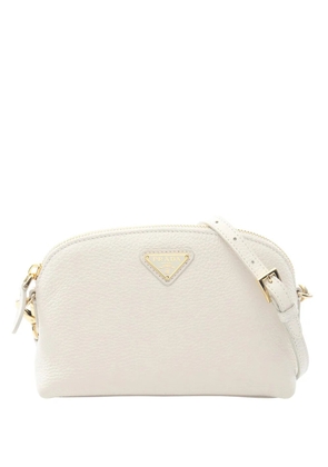 Prada Pre-Owned 2010-2026 Vitello Daino Soft shoulder bag - White