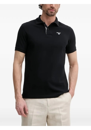 Barbour logo-detail polo shirt - Black