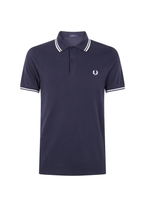 Fred Perry tipped laurel polo T-shirt - Blue