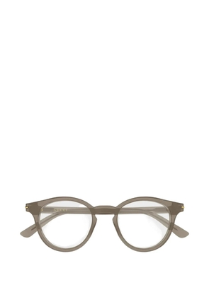 Gucci Eyewear round-frame glasses - Brown